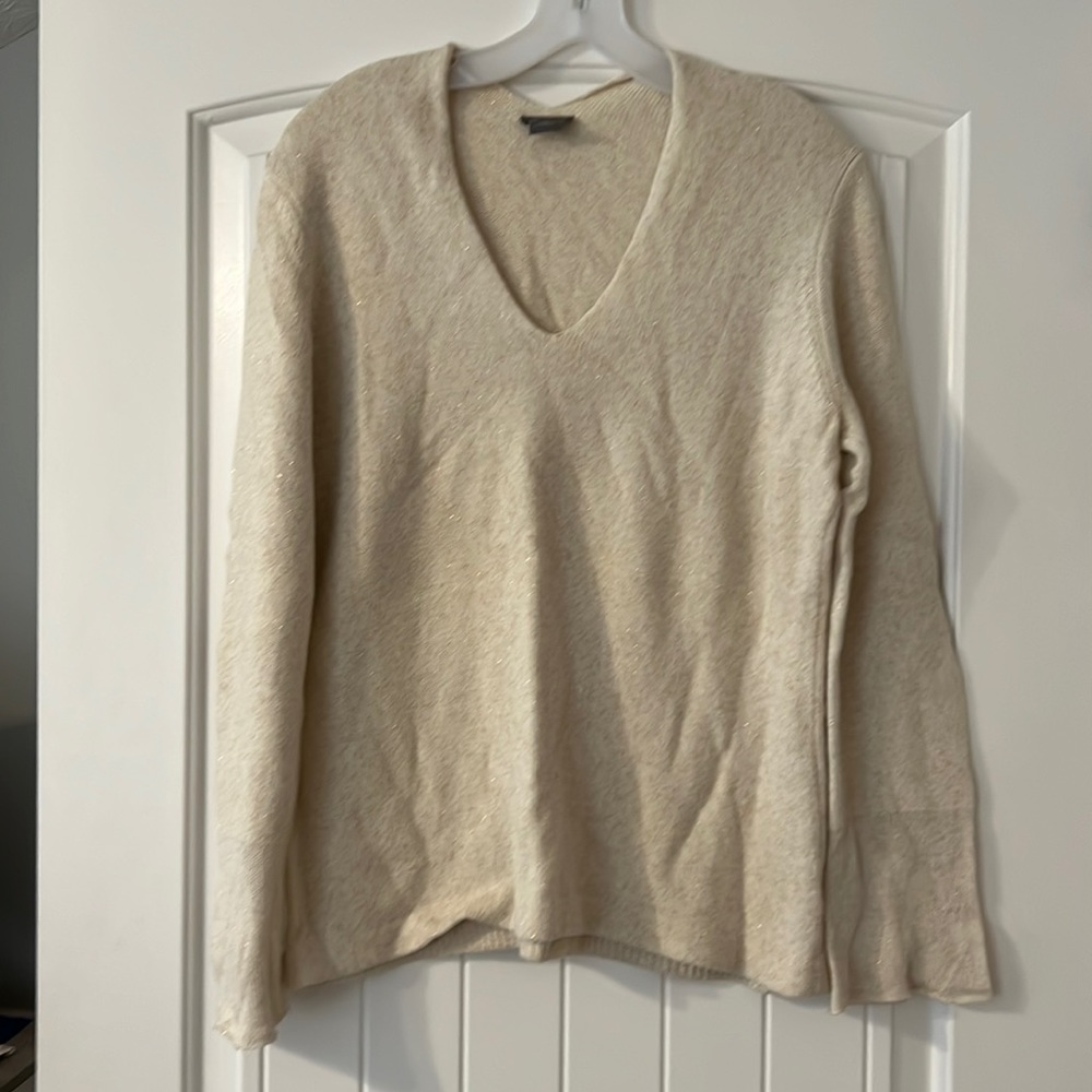 Gorgeous cream and gold sweater